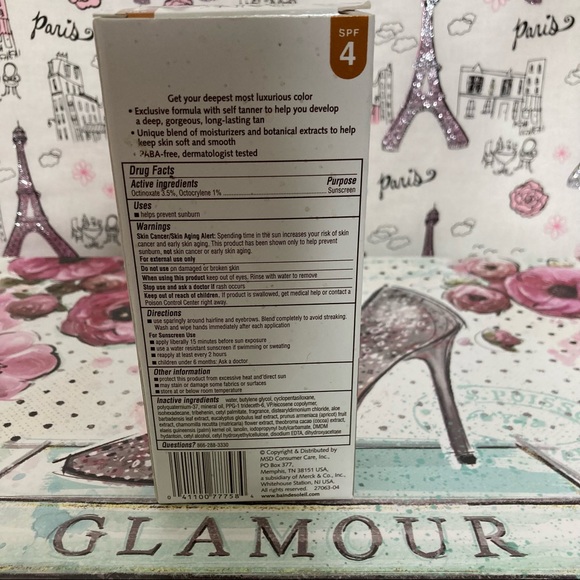 Bain de Soleil Mega Tan with Self Tanner Sunscreen SPF 4 - Picture 3 of 8